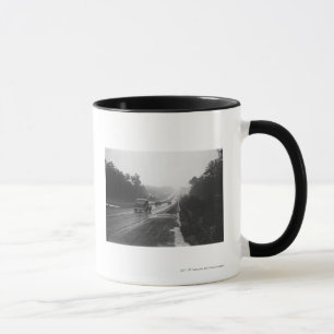 Taza Tráfico en la carretera