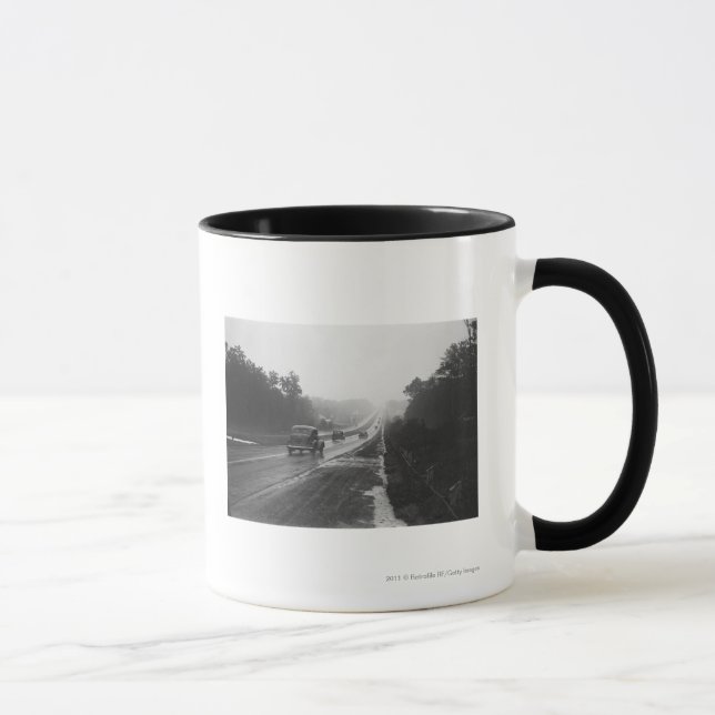 Taza Tráfico en la carretera (Derecha)