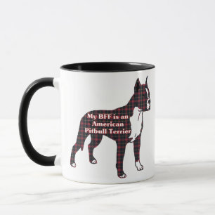 Taza Tragar de BFF de American Pit Bull Terrier