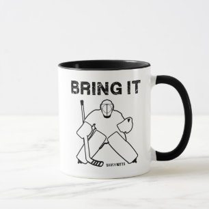 Taza Traigan a Goalie de hockey