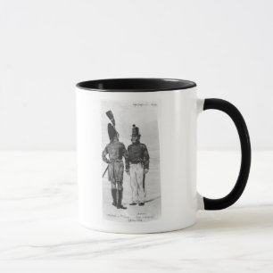 Taza Trajes de infantes de marina franceses a partir de