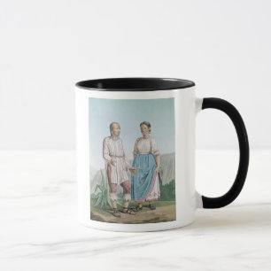 Taza Trajes de los indios de Michouacan