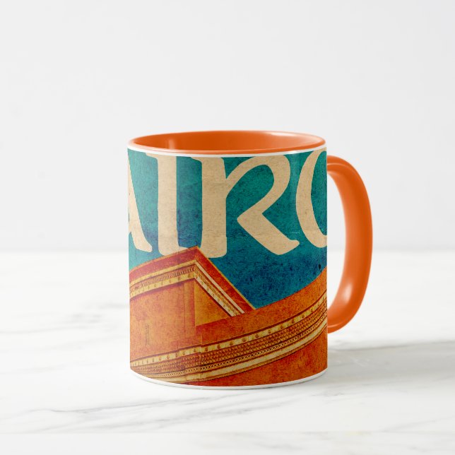 Taza Trama de El Cairo vintage (Anverso derecho)