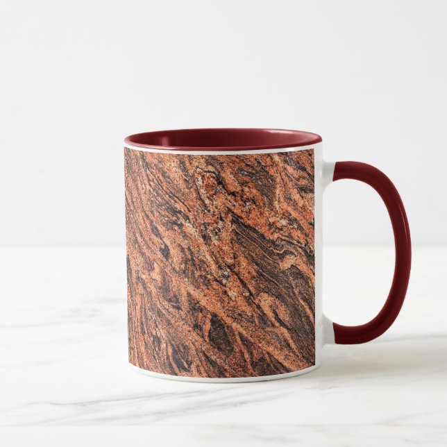 Taza Trama de patrón de piedra de granito (Derecha)