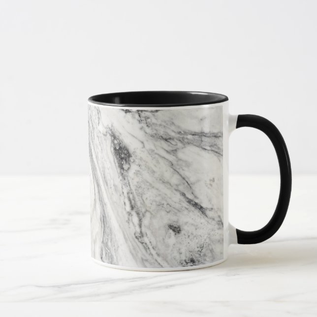 Taza Trama de patrón de piedra de mármol (Derecha)