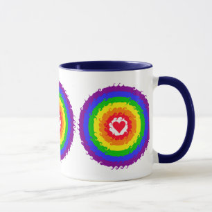 Taza Trama de rueda arco iris
