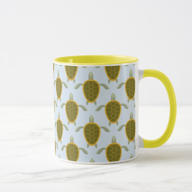Taza Trama De Tortugas Marinas (Derecha)