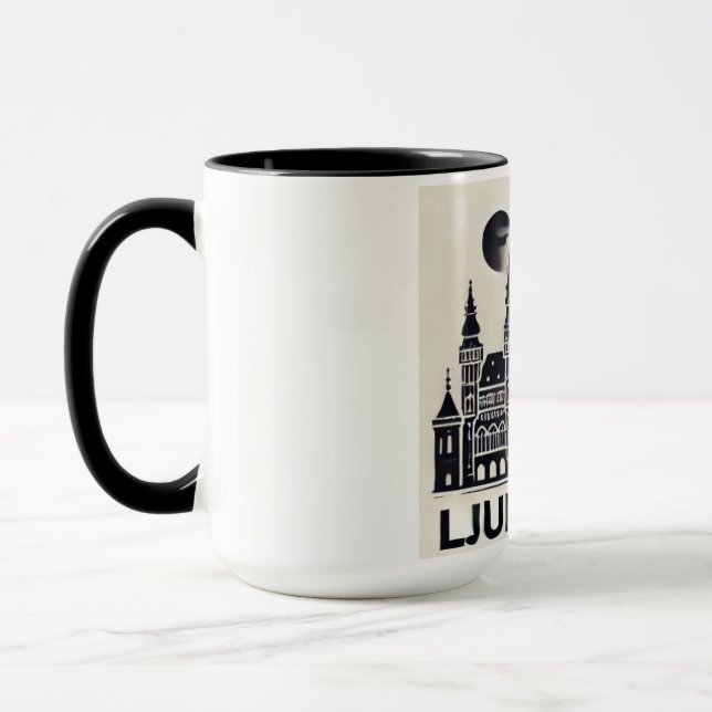 Taza Trampa de café de la ciudad - Ljubliana (Izquierda)