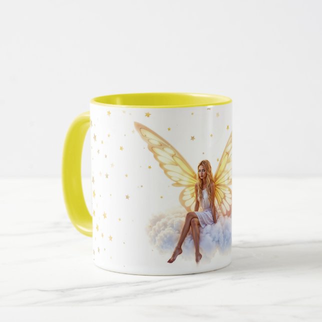 Taza Tranquilo y elegante hada de hadas resplandeciente (Anverso izquierdo)