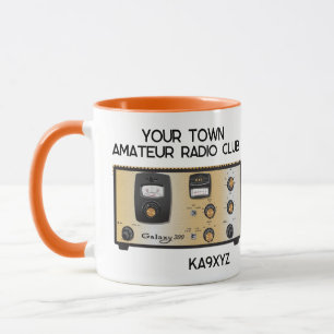 Taza Transceptor de radio clásico WRL Galaxy 300