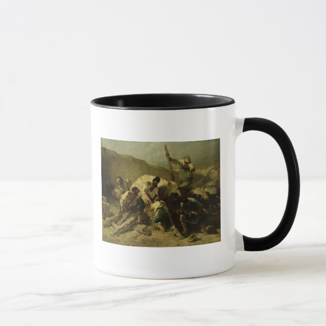 Taza Transporte de bloques de la piedra (Derecha)