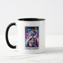 Taza Trash TV Queen Tarot Card Mug