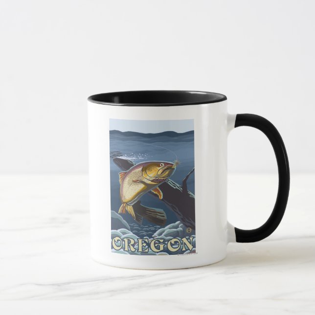 Taza Traslado de pesca de trucha - Viaje de cosecha 2 (Derecha)