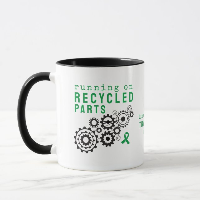 Taza Trasplante de piezas recicladas Personalizado Stea (Izquierda)