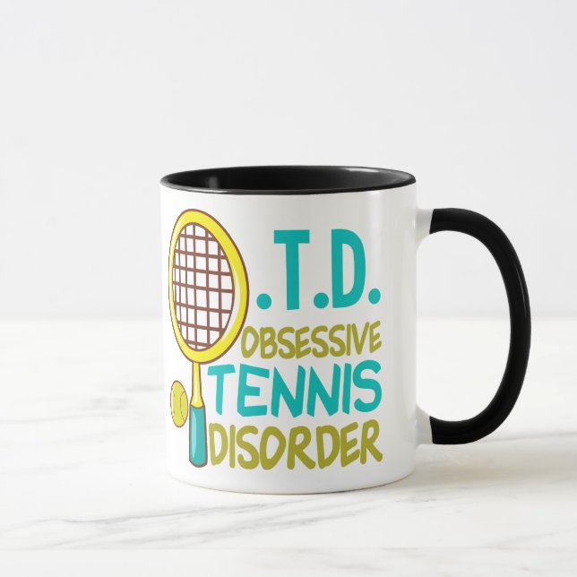 Taza Trastorno obsesivo del tenis (Derecha)