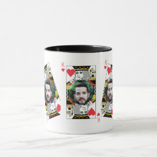Taza Tratar a papá como Collage de fotos personalizado 