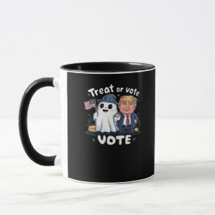Taza Tratar O Votar, Tocante Trumpkin, Gráfico De Hallo