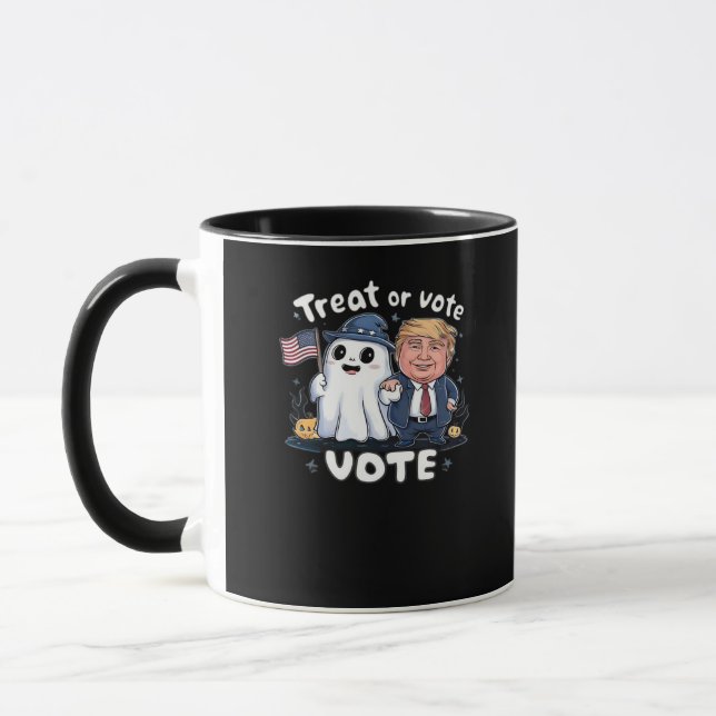 Taza Tratar O Votar, Tocante Trumpkin, Gráfico De Hallo (Izquierda)