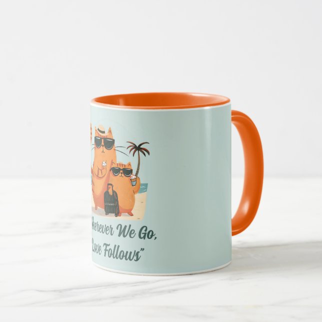 Taza Travelling Cat Love Moment (Anverso derecho)