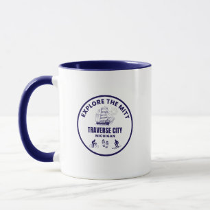 Taza Traverse City Michigan Coffee Mug