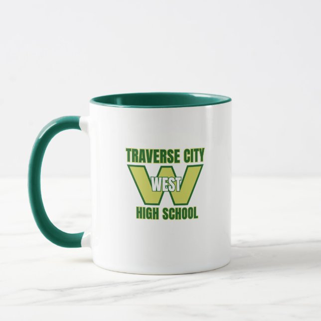 Taza Traverse City West High School Coffee Mug (Izquierda)