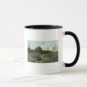 Taza Trayectoria y pabellón del rododendro de Highland