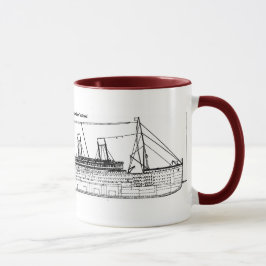 Taza Trazadores de líneas blancos de la estrella