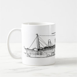 Taza Trazadores de líneas blancos de la estrella