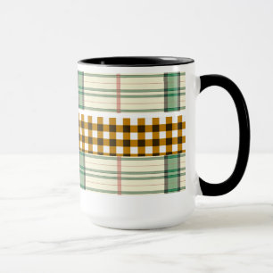 Taza Trazo de patrón de franjas