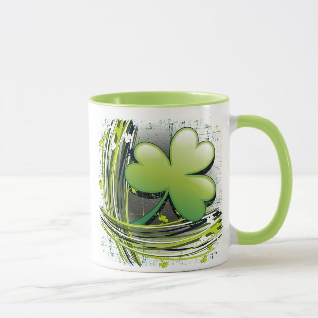 Taza Trébol del día de St Patrick (Derecha)