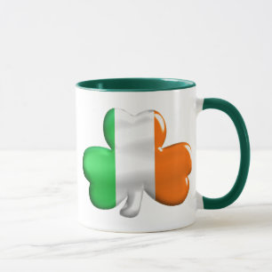 Taza Trébol irlandés de la bandera