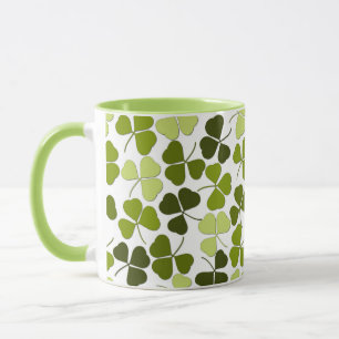 Taza Trébol verde en una variedad de tonos