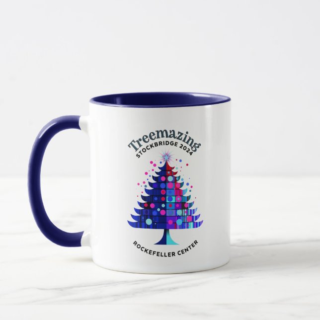 Taza Treemazing Stockbridge 2024 Memorial Mug - Púrpura (Izquierda)