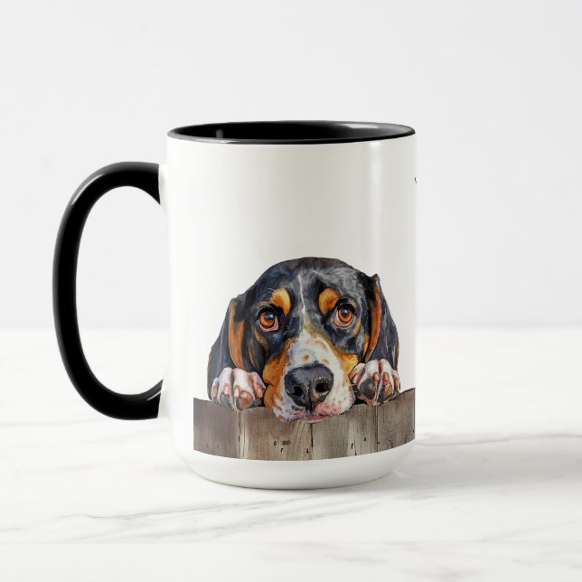 Taza Trek Walker Coonhound Dog Mug (Izquierda)