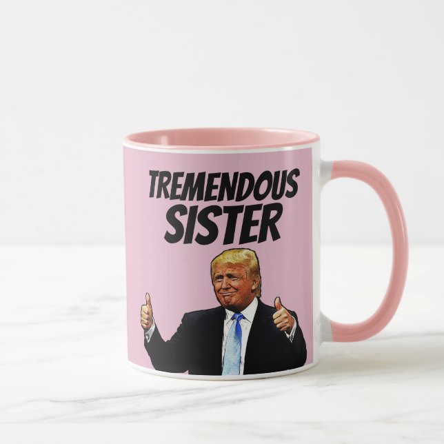 TAZA TREMENDO HERMANO TRUMP CAFFEE MUG (Derecha)