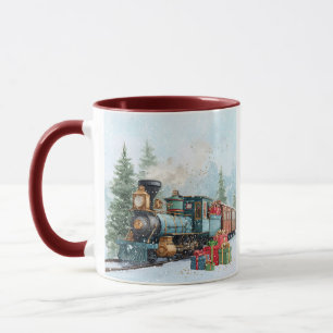 Taza Tren de Navidad