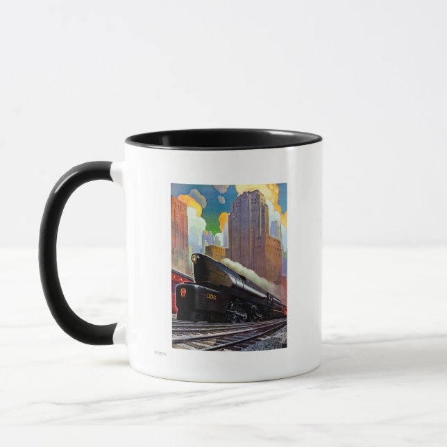 Taza Tren de Pensilvania por desconocido (Izquierda)