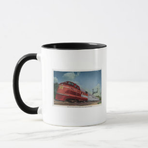 Taza Tren de RocketStreamlined de la isla de la roca