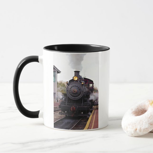 Taza Tren de vapor (Con donut)