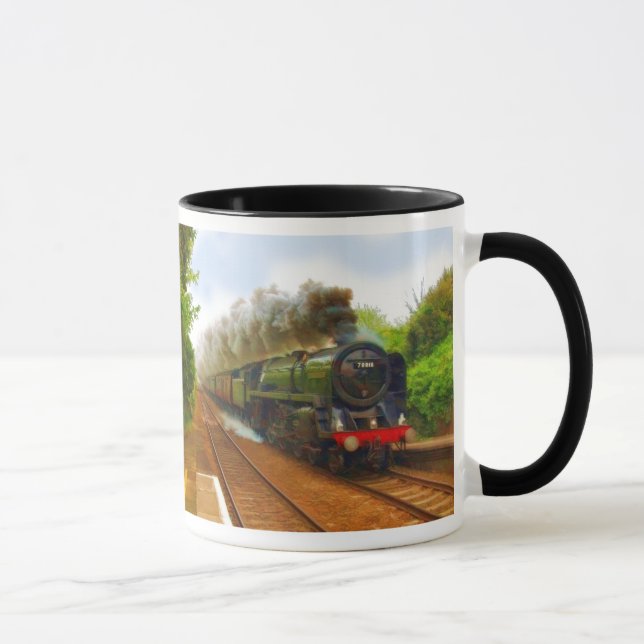 Taza Tren de vapor del ferrocarril británico para el ar (Derecha)