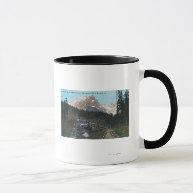 Taza Tren Viajando a través del noroeste (Derecha)
