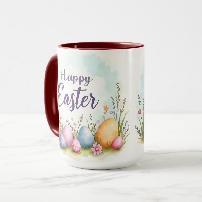 Taza Trendy Easter Eggs Beautiful Collection (Anverso izquierdo)