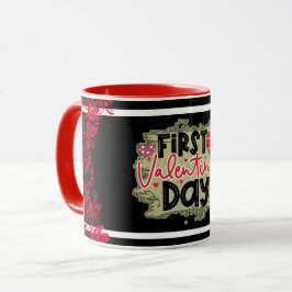 Taza Trendy First Día de San Valentín