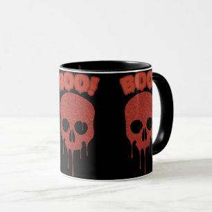 Taza Trendy Halloween Black Boo Skull