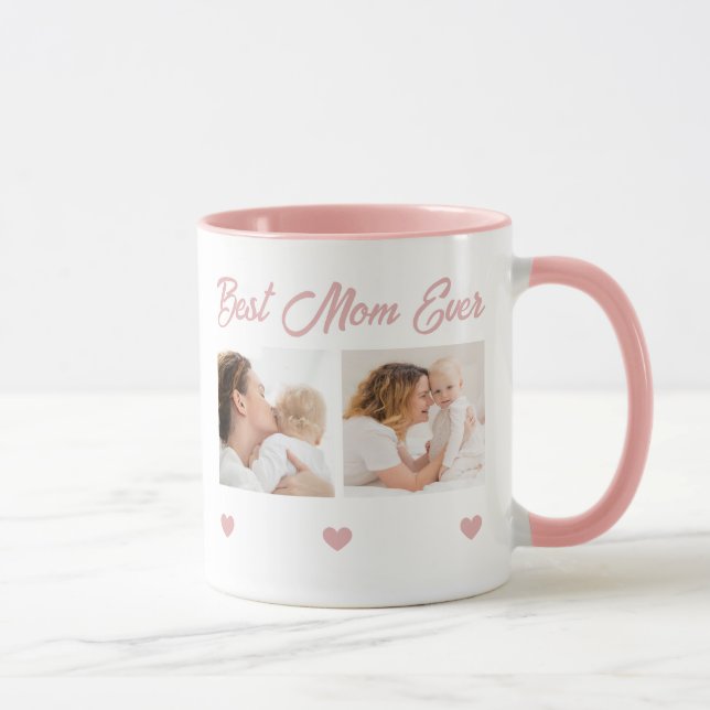 Taza Trendy Modern Mother Best Mom Ever Keepsake (Derecha)
