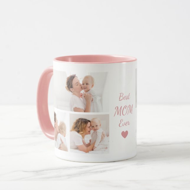 Taza Trendy Modern Mother Best Mom Ever Keepsake  (Anverso izquierdo)