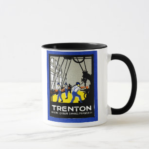 Taza Trenton de Nueva Jersey de 1915