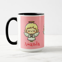 Taza Tres ángeles rezando