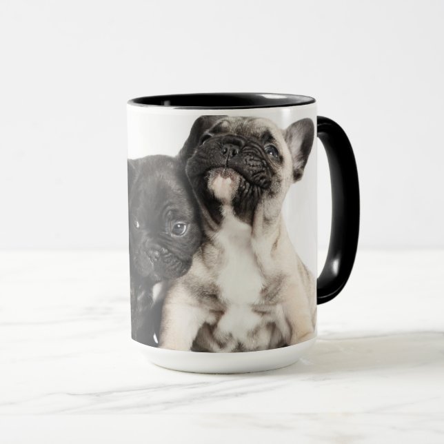 Taza Tres cachorros Pug (Anverso derecho)
