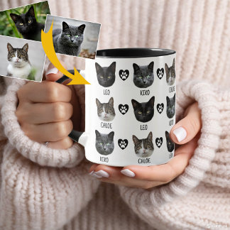 Taza Tres caras Mascotas, crea tu propia foto